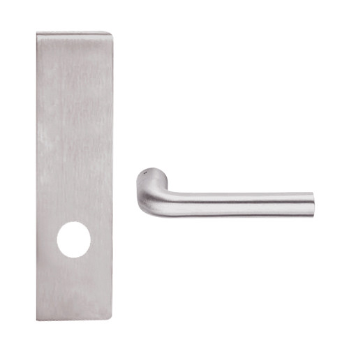 L0172-02N-630 Schlage L Series Double Dummy Trim Commercial Mortise Lock with 02 Cast Lever Design in Satin Stainless Steel