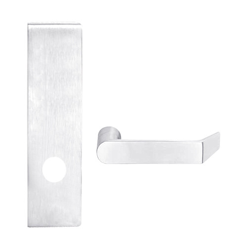 L9440-06N-625 Schlage L Series Privacy with Deadbolt Commercial Mortise Lock with 06 Cast Lever Design in Bright Chrome