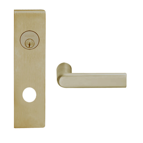 L9453P-01N-613 Schlage L Series Entrance with Deadbolt Commercial Mortise Lock with 01 Cast Lever Design in Oil Rubbed Bronze
