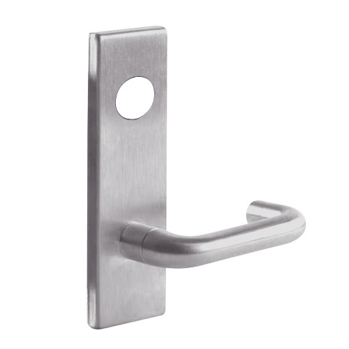 L9080BD-03N-630 Schlage L Series Storeroom Commercial Mortise Lock with 03 Cast Lever Design Prepped for SFIC in Satin Stainless Steel
