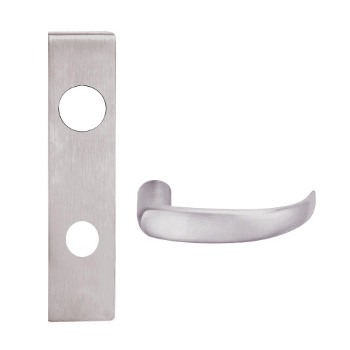 L9080BD-17L-630 Schlage L Series Storeroom Commercial Mortise Lock with 17 Cast Lever Design Prepped for SFIC in Satin Stainless Steel