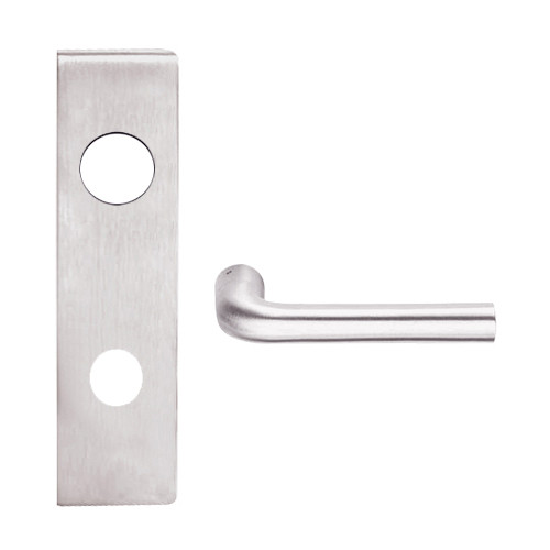 L9050J-02N-629 Schlage L Series Entrance Commercial Mortise Lock with 02 Cast Lever Design Prepped for FSIC in Bright Stainless Steel