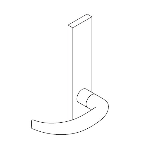 L9050J-17L-619 Schlage L Series Entrance Commercial Mortise Lock with 17 Cast Lever Design Prepped for FSIC in Satin Nickel