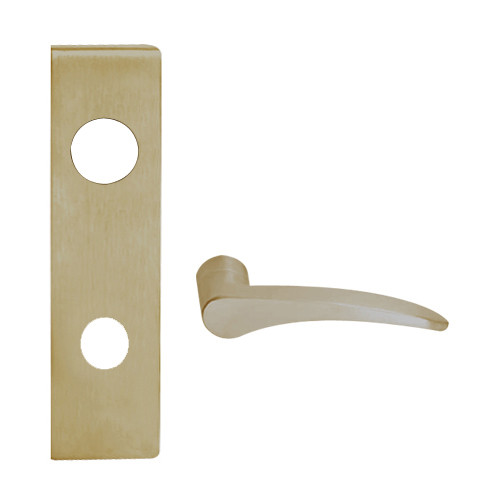 L9080J-12N-613-LH Schlage L Series Storeroom Commercial Mortise Lock with 12 Cast Lever Design Prepped for FSIC in Oil Rubbed Bronze