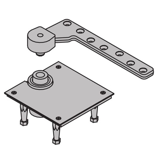 7245F-BTM-US10-LH IVES Fire Rated 7245F 1-1/2" Offset Bottom Pivot in Satin Bronze