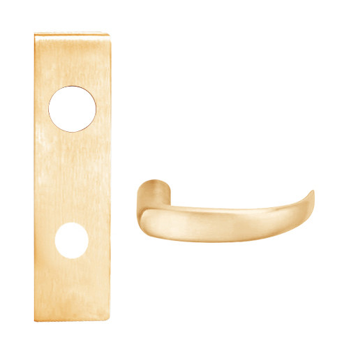 L9456BD-17N-612 Schlage L Series Corridor with Deadbolt Commercial Mortise Lock with 17 Cast Lever Design Prepped for SFIC in Satin Bronze