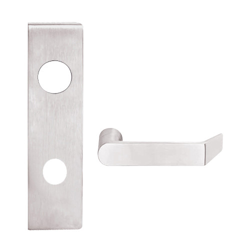 L9453J-06N-629 Schlage L Series Entrance with Deadbolt Commercial Mortise Lock with 06 Cast Lever Prepped for FSIC in Bright Stainless Steel