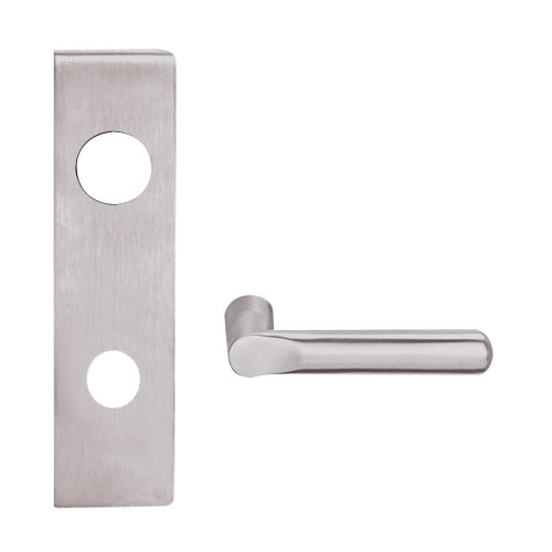 L9082BD-18N-630 Schlage L Series Institution Commercial Mortise Lock with 18 Cast Lever Prepped for SFIC in Satin Stainless Steel