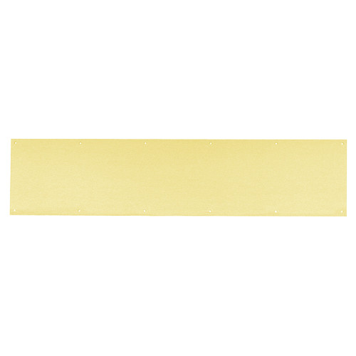 8400-US3-18x34-B-CS Ives 8400 Series Protection Plate in Bright Brass