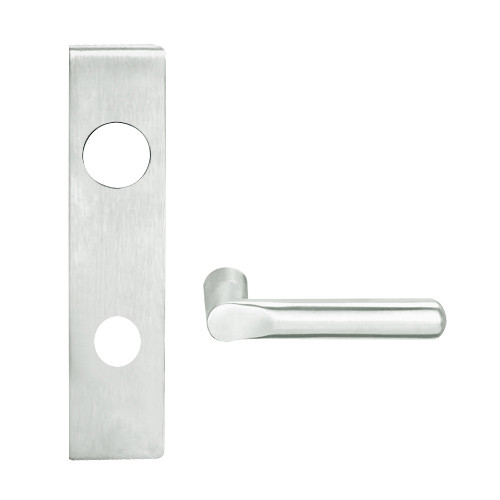 L9456R-18L-619 Schlage L Series Corridor with Deadbolt Commercial Mortise Lock with 18 Cast Lever Design and Full Size Core in Satin Nickel