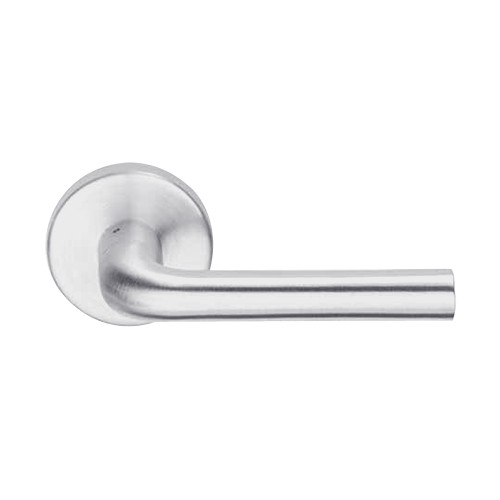 L9485L-02B-626-LH Schlage L Series Less Cylinder Faculty Restroom Commercial Mortise Lock with 02 Cast Lever Design in Satin Chrome