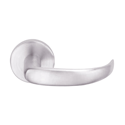 L9486J-17B-629-LH Schlage L Series Faculty Restroom with Do Not Disturb Indicator Mortise Lock with 17 Cast Lever Design Prepped for FSIC in Bright Stainless Steel
