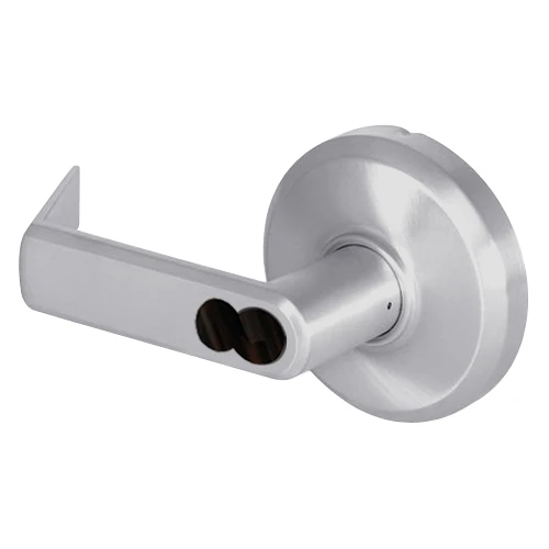 QCL271E626NS4478SLC Stanley QCL200 Series Less Cylinder Storeroom Lock with Sierra Lever Prepped for SFIC in Satin Chrome Finish