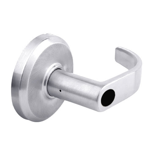 QCL250M625R4NOSLC Stanley QCL200 Series Less Cylinder Entrance Lock with Summit Lever in Bright Chrome Finish