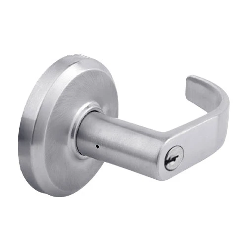 QCL254M626NOL478SSC Stanley QCL200 Series Ansi Strike Schlage "C" Corridor Lock with Summit Lever in Satin Chrome Finish