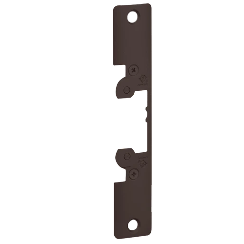 FPK7431-121 Adams Rite Faceplate Kit for use with 7431 Electric Strikes in Dark Bronze Anodized — manufacturer photo via SecLock (AR74310FPK613Master)