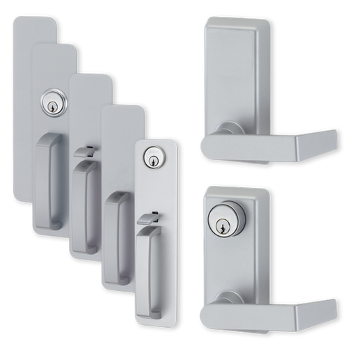 230TP-SP28 Von Duprin Standard Thumbpiece Trim Key Locks and Unlocks for 22 Series Exit Device in Aluminum