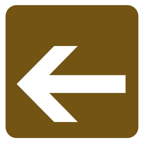 HS-9060-37 Don Jo ADA Sign in Brown Color