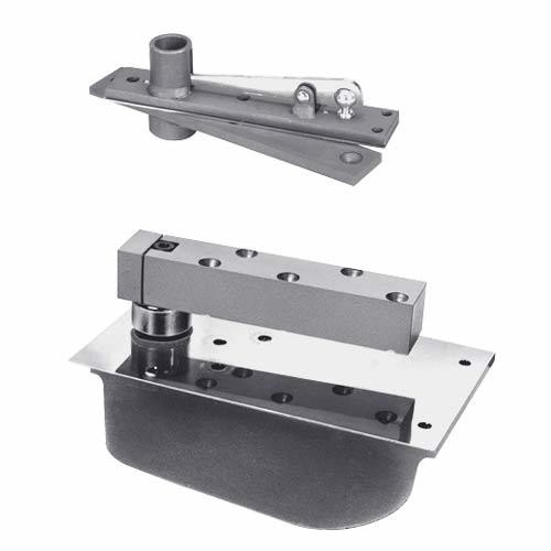 PHEH28-95S-2W-CWF-LH-626 Rixson 28 Series Power Transfer Heavy Duty Single Acting Center Hung Floor Closer in Satin Chrome Finish