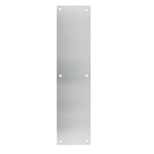 69-628 Don Jo 0.50 Push Plate in Satin Aluminum Finish