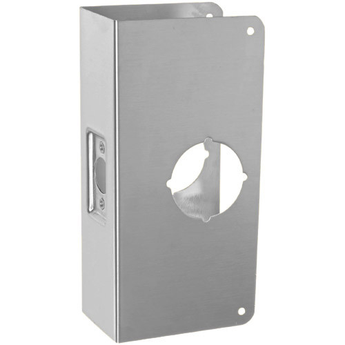 214-S-CW Don Jo Blank Wrap-Around Plate in Stainless Steel Finish