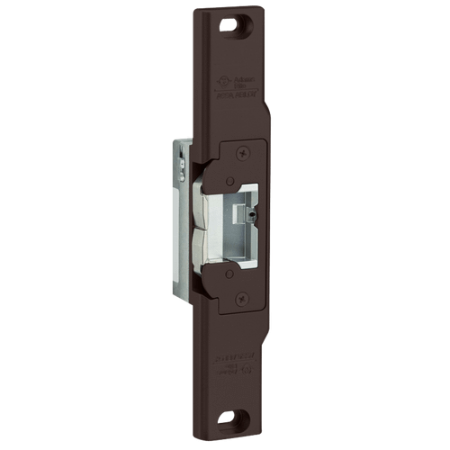 74R2-121 Adams Rite UltraLine Electric Strike in Dark Bronze Finish — manufacturer photo via SecLock (AR74R2613Master)