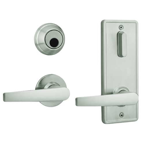 QCI230A619NR4FLR2LC Stanley QCI200 Series Standard Duty Interconnected Single Locking with Slate Lever in Satin Nickel Finish