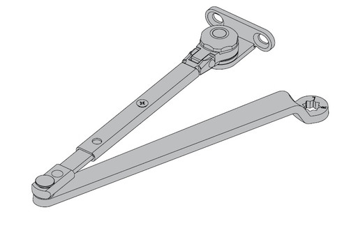 REGULAR ARM, non-handed arm that can be mounted on hinge side or top jamb