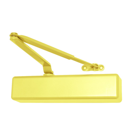 1461-HDw-62A-US3 LCN Door Closer Heavy Duty with Thick Hub Shoe Arm in Bright Brass Finish
