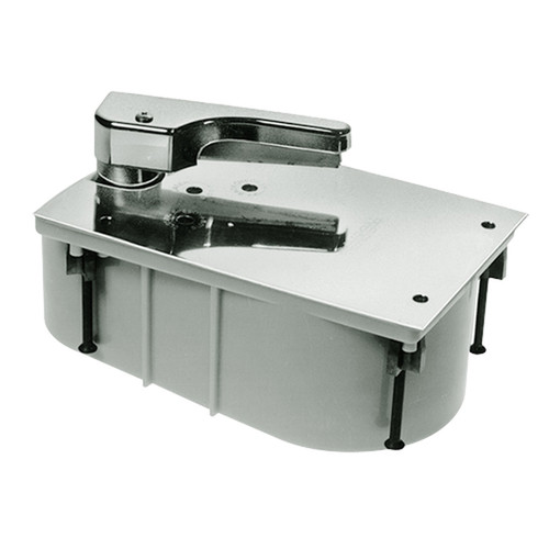 FHM27-95N-LBA-RH-619 Rixson 27 Series Heavy Duty Offset Hung Floor Closer with HM Door and Frame Preps in Satin Nickel Finish