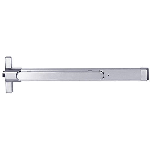 QED213-48-626 Stanley QED200 Series Heavy Duty Narrow Stile Rim Fire Rated Exit Device in Satin Chrome Finish