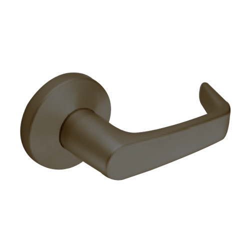 9K30Q15KS3613 Best 9K Series Exit Heavy Duty Cylindrical Lever Locks with Contour Angle with Return Lever Design in Oil Rubbed Bronze
