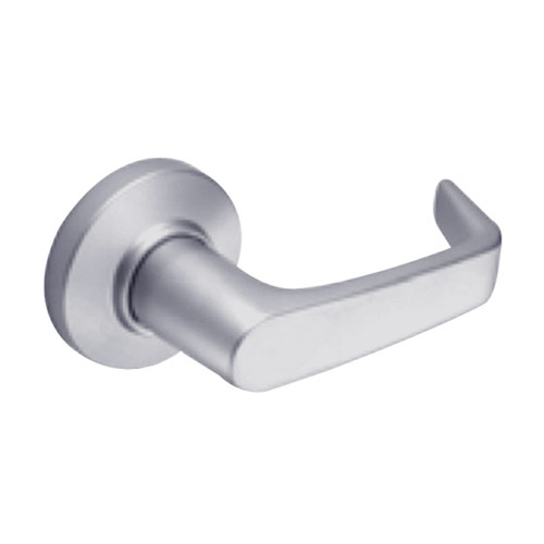 9K40N15CSTK626 Best 9K Series Passage Heavy Duty Cylindrical Lever Locks with Contour Angle with Return Lever Design in Satin Chrome