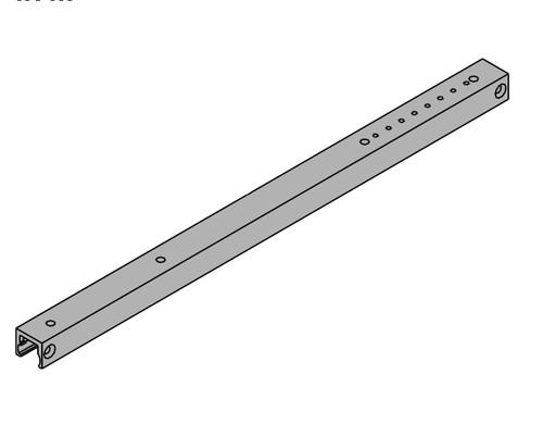 LCN Door Hardware 3131-BUMPER-LH-US26D