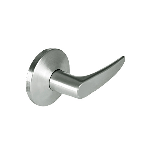 9K40P16LSTK619 Best 9K Series Patio Heavy Duty Cylindrical Lever Locks with Curved Without Return Lever Design in Satin Nickel