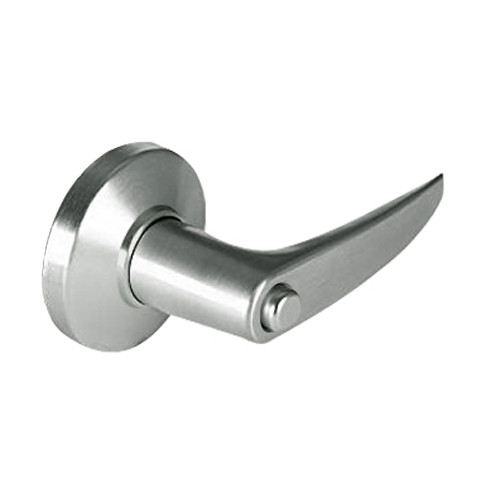 9K40LL16CS3619 Best 9K Series Hospital Privacy Heavy Duty Cylindrical Lever Locks with Curved Without Return Lever Design in Satin Nickel