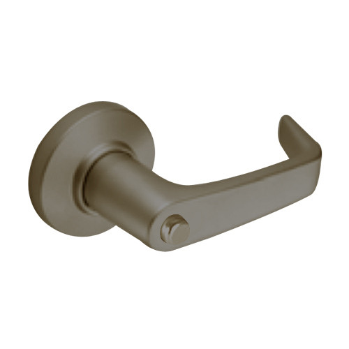 9K50L15CSTK613 Best 9K Series Privacy Heavy Duty Cylindrical Lever Locks with Contour Angle with Return Lever Design in Oil Rubbed Bronze