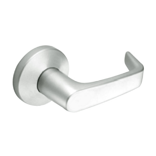 9K50P15KS3618 Best 9K Series Patio Heavy Duty Cylindrical Lever Locks with Contour Angle with Return Lever Design in Bright Nickel