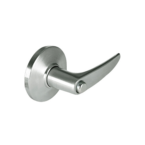 9K50LL16DSTK619 Best 9K Series Hospital Privacy Heavy Duty Cylindrical Lever Locks with Curved Without Return Lever Design in Satin Nickel