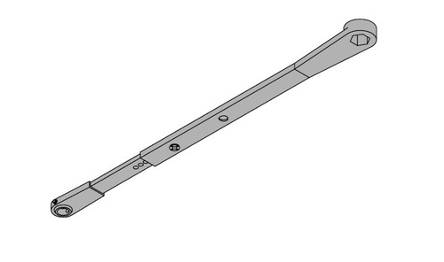 LCN Door Hardware 2614-STD-RH-BRASS