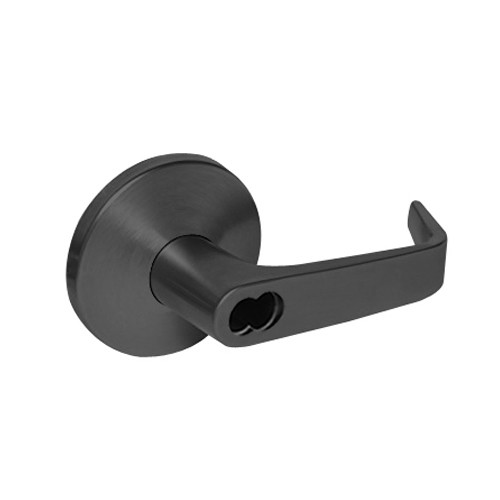 9K47E15LS3622 Best 9K Series Service Station Cylindrical Lever Locks with Contour Angle with Return Lever Design Accept 7 Pin Best Core in Black