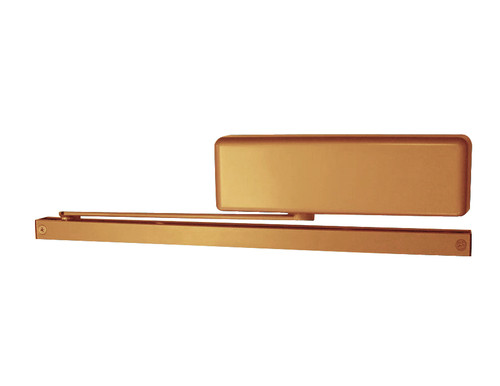 4024T-H-LH-LTBRZ LCN Door Closer with Hold-Open Arm in Light Bronze Finish