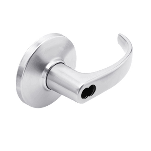9K57AB14DSTK625 Best 9K Series Entrance Cylindrical Lever Locks with Curved with Return Lever Design Accept 7 Pin Best Core in Bright Chrome