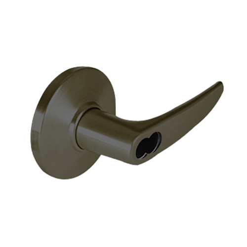 9K57E16DSTK613 Best 9K Series Service Station Cylindrical Lever Locks with Curved without Return Lever Design Accept 7 Pin Best Core in Oil Rubbed Bronze