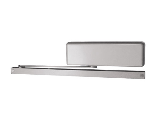 4023T-H-BUMPER-RH-US15 LCN Door Closer Hold Open Track with Bumper in Satin Nickel Finish