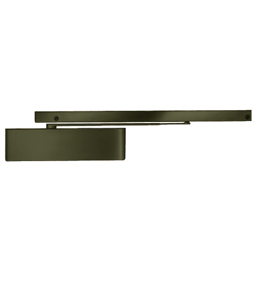 4040SE-DE-LH-120V-AC/DC-US10B LCN Door Closer with Double Egress Arm in Oil Rubbed Bronze Finish