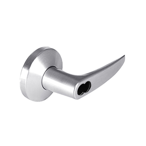 9K37YR16KSTK625 Best 9K Series Special Function Cylindrical Lever Locks with Curved without Return Lever Design Accept 7 Pin Best Core in Bright Chrome
