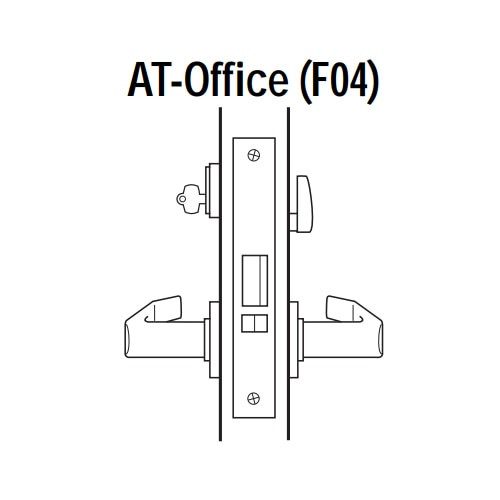 45H7AT3R612 Best 40H Series Office Heavy Duty Mortise Lever Lock with Solid Tube Return Style in Satin Bronze