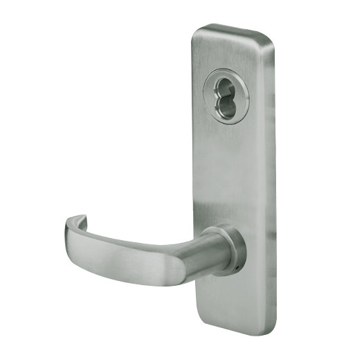 45H7R14J619 Best 40H Series Classroom Heavy Duty Mortise Lever Lock with Curved with Return Style in Satin Nickel