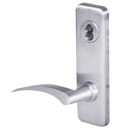 45H7IND17RJ626 Best 40H Series Intruder with Deadbolt Heavy Duty Mortise Lever Lock with Gull Wing RH in Satin Chrome